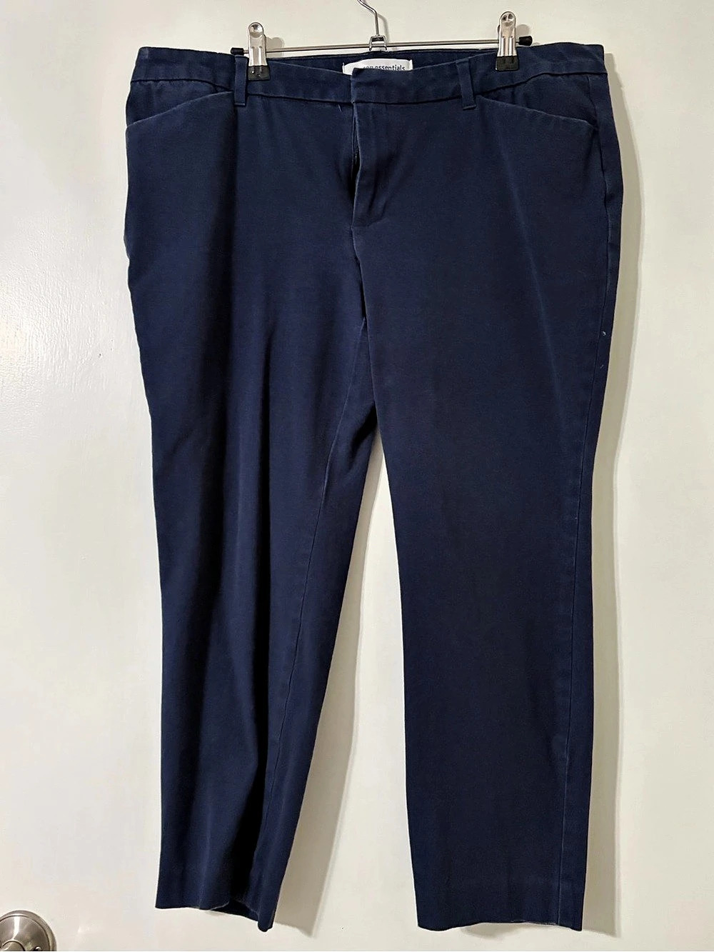 Amazon Essentials Straight Leg Pants in Blue Size 14 Short